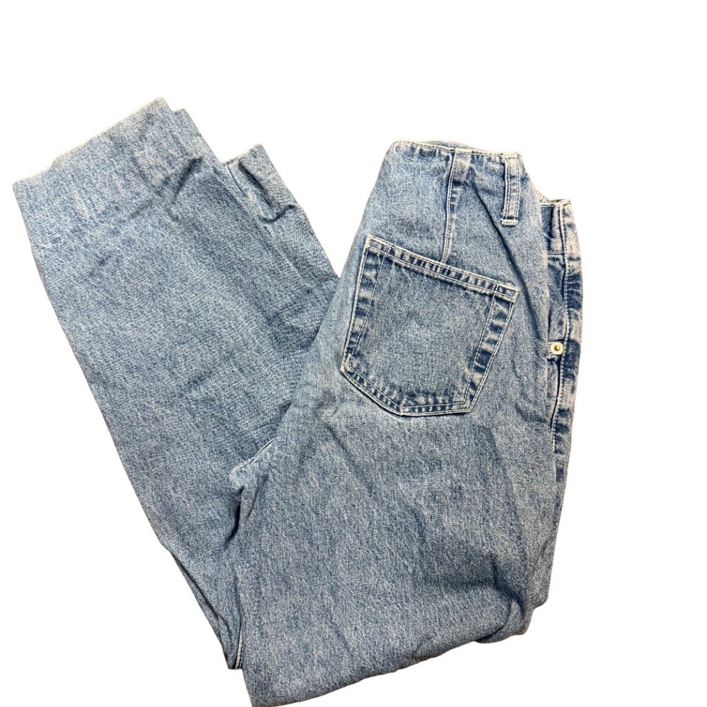 Vintage Y2K Revolt Girls Denim Jeans Size Unknown (24W 32H 22L) Zip Pocket